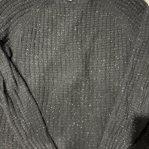 Autumn Cashmere Charcoal Speckled Sweater